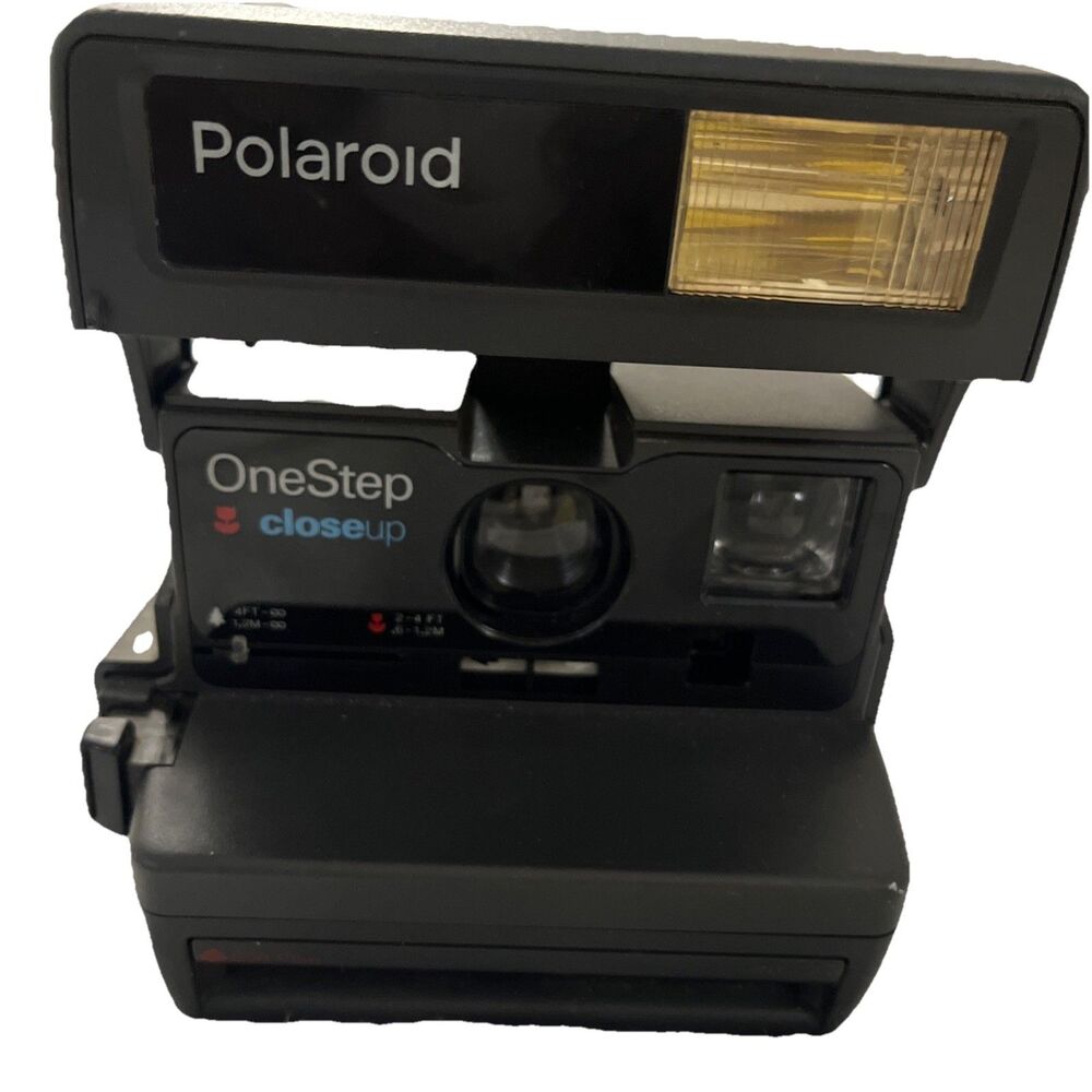 Polaroid One Step Close Up 600 Film Instant Camera Vintage, Black